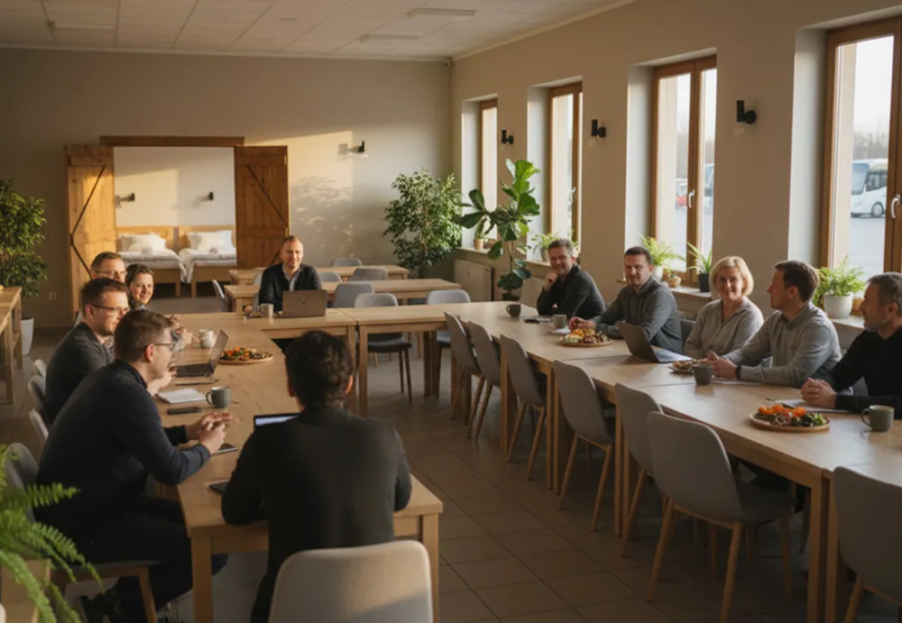 Ein Raum für Gruppen und Workshops